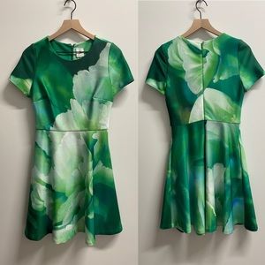 Green, A-line Julia Jordan Casual Dress